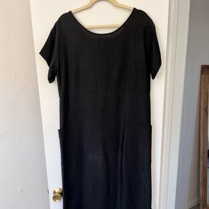 Christy Dawn linen black dress